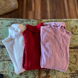 Anthropologie Lot of Large turtleneck sweaters